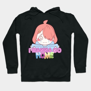 I wanna go home sad clown girl Hoodie